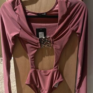 Fashion nova mauve body suit